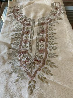 New With Embroidery Top, And Pant Piece.