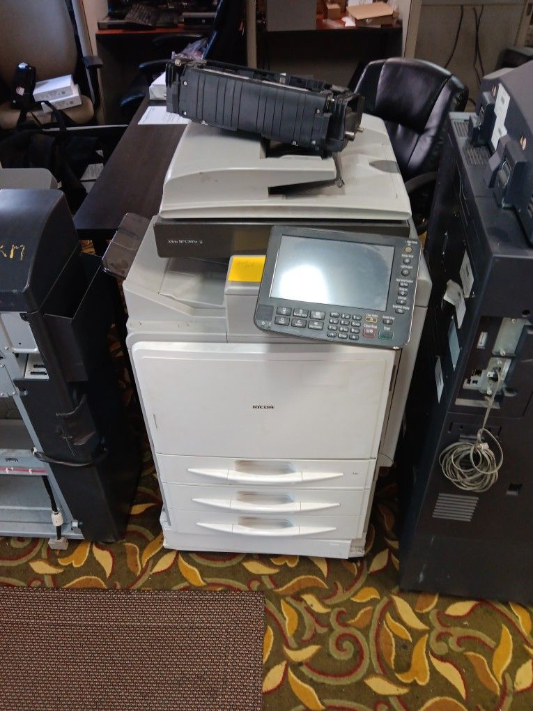 Rich Mp C300 Sr & Knoica Minolta Paper Sorter