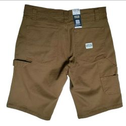 Levi Strauss Signature Workwear Carpenter Shorts 11" Mens 33 Brown