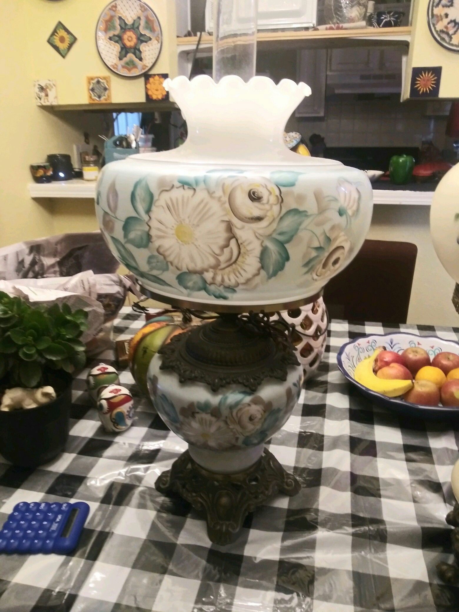 Vintage Hurricane Lamp