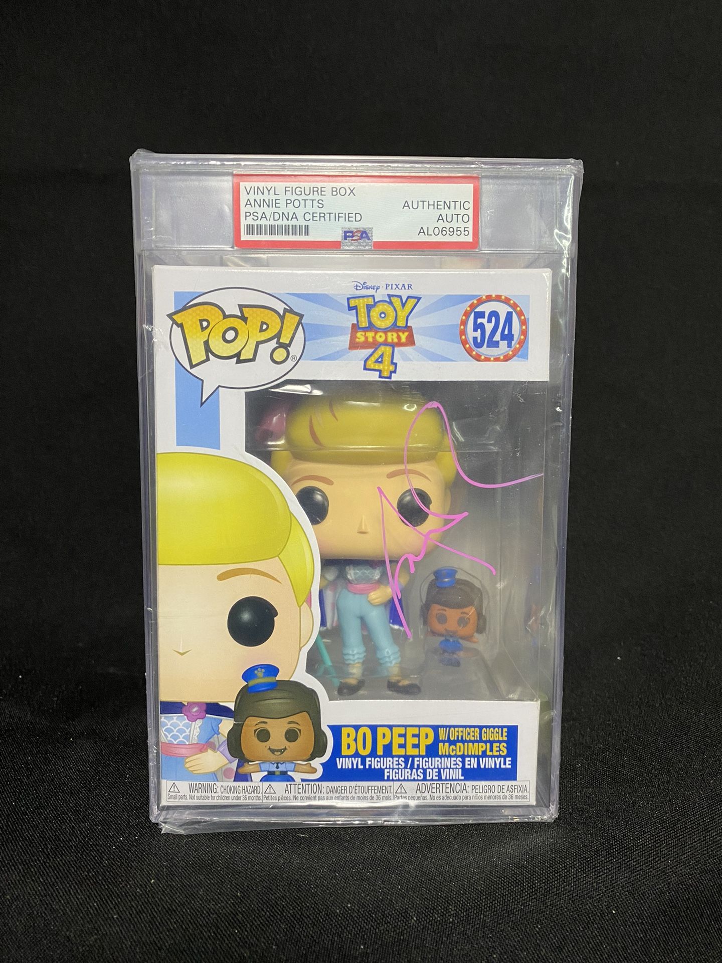 Disney Toy Story Funko Pop Autographed By Annie Potts Authenticated