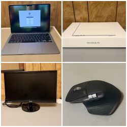 Sell/Trade-Bundle> MacBook Air(2025),Asus Color Monitor,LogitechMX Master Mouse