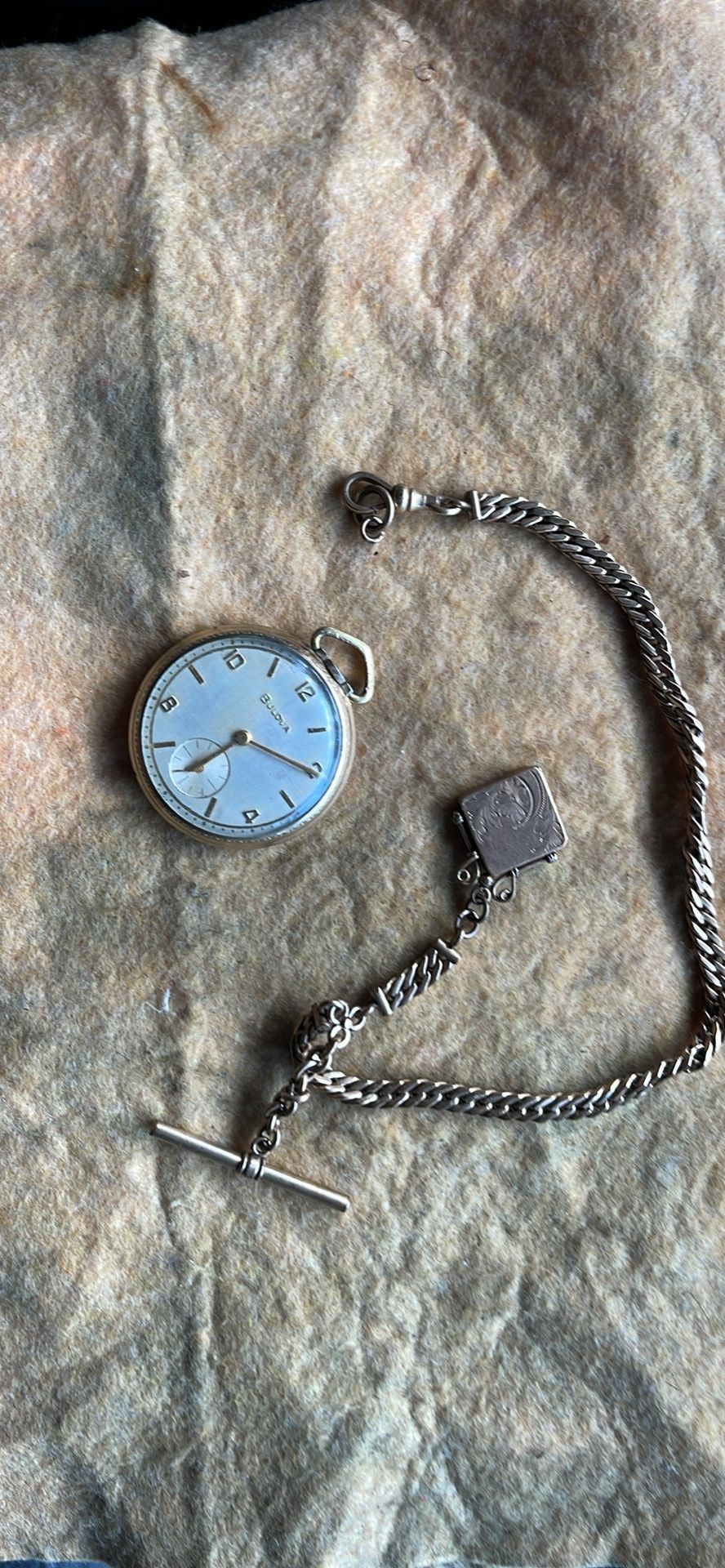 Bulova Pocket Watch Vintage 