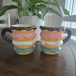 Set of 2 Donut Stack Coffee Mugs – Fun & Unique – Boston Warehouse