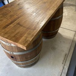 Repurposed Butcher Block Table 