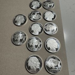 1oz Silver Buffalo Rounds