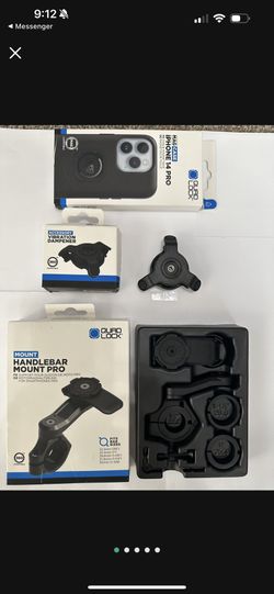 Quad Lock Handlebar Mount Pro With Mag Case And Vibration Dampener - 100