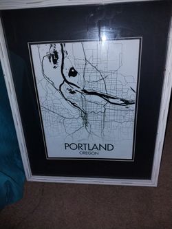 Framed Map 