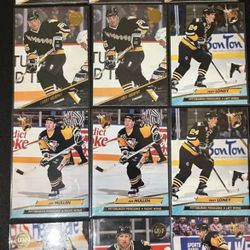 Pittsburgh Penguins Card Lot – Ron Francis Mullen Murphy McSorley (12 Cards)