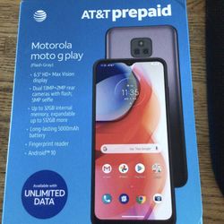 Att Prepaid Smart Phone Motorola G Play $50
