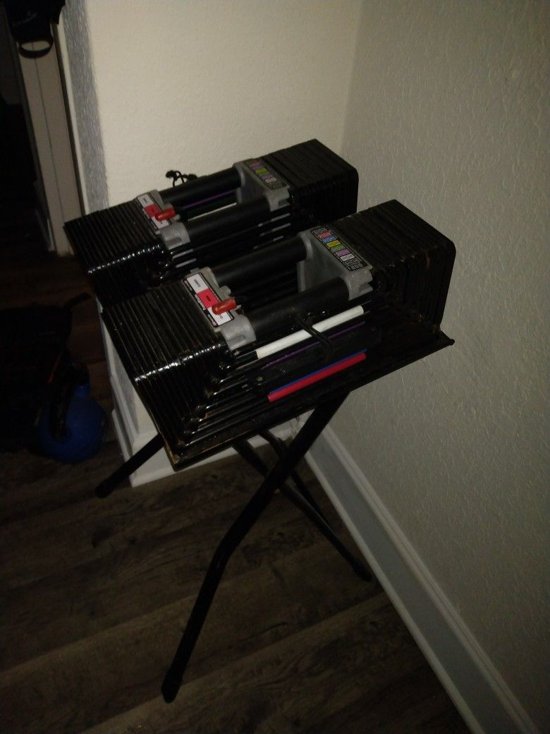 Power block Adjustable Dumbbells