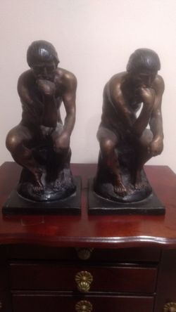 Antique Bronze bookends