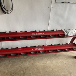 Cybex 2 Tier Dumbells Rack