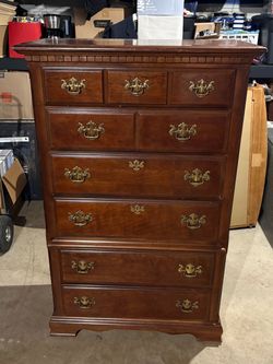 MOVING TODAY - MUST GO: Solid Wood American Drew Tall Dresser