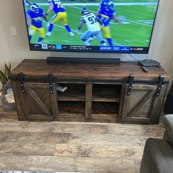 Custom made tv stand 
