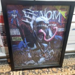 Marvel Comics Venom Lethal Protector 3-D Wall Art 