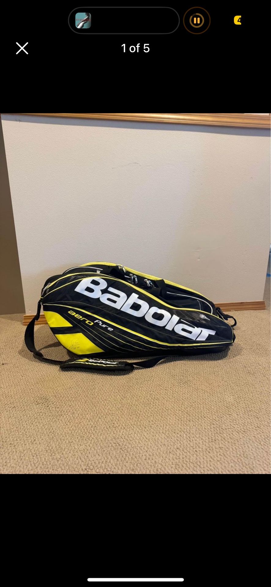Babolat Aero Bag 12 racket (official bag used by Nadal)