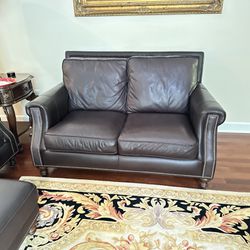 Leather Loveseat Sofa Couch Bradington Young In Tampa Palms 