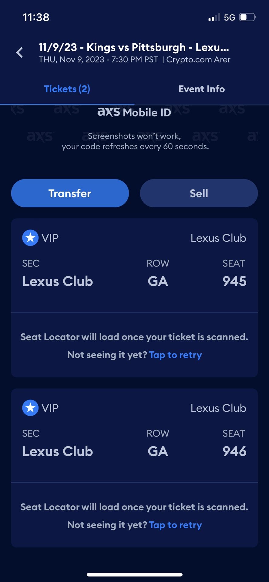 La Kings Vs Penguins Lexus Club