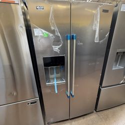 Maytag side by side refrigerator 