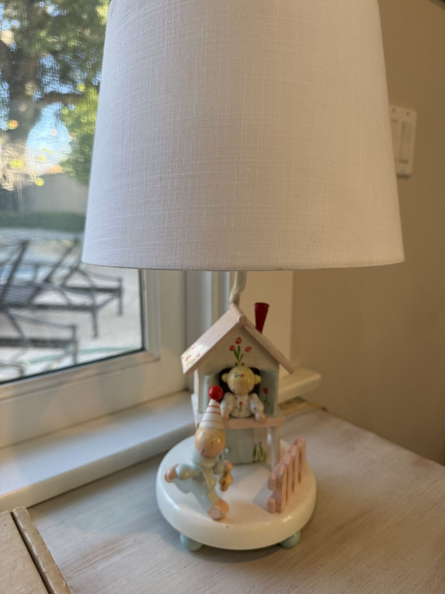 Baby Mid century Nursery Items (lamp+crib mobile)