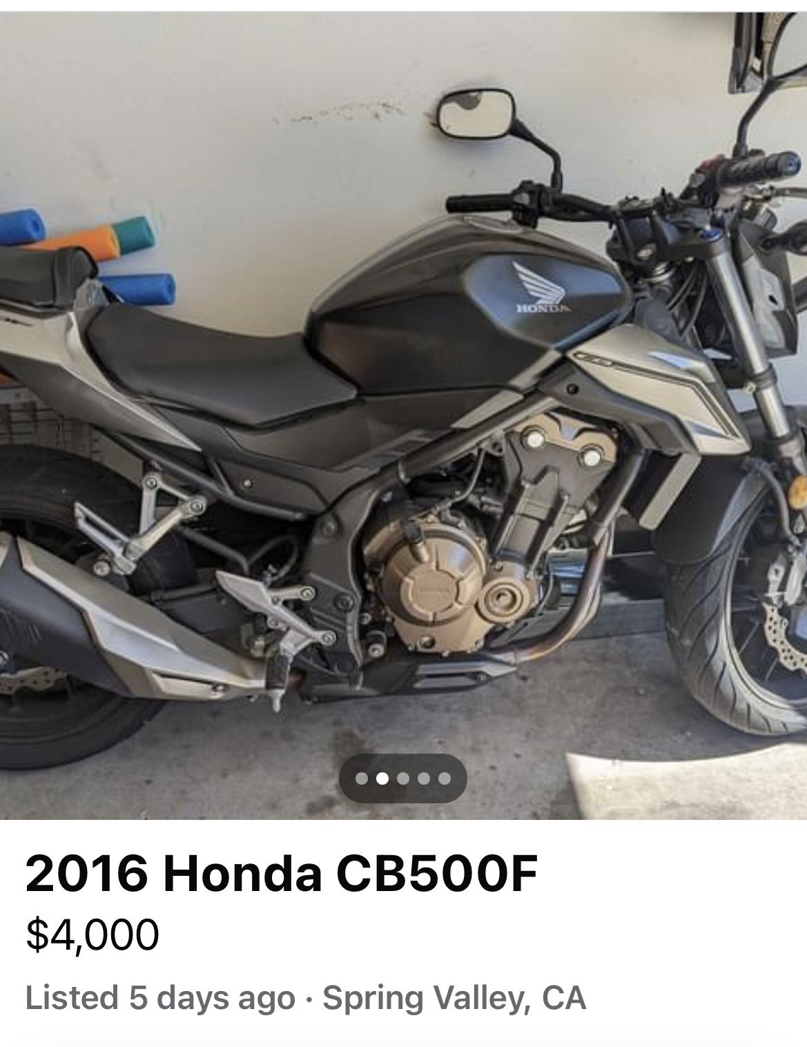 2016 Honda CB 500F