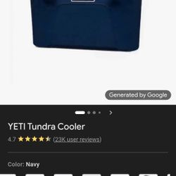 Yeti Tundra 35 Hard Sided Cooler