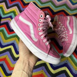 pink vans woman’s size 8