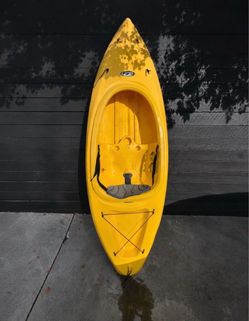 Yellow Sit-In Kayak Single Person