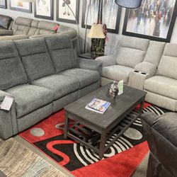 Reclining Sofa Loveseat! $1,799! Easy Financing! 💙⭐️😊 