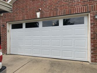 Garage door.