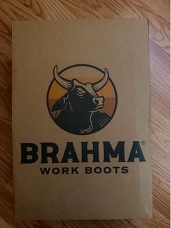 Men’s Size 12 Brahma Steel Toe Work Boots