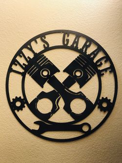 Mechanics Garage Sign / Customize Name
