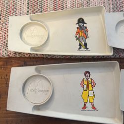 Vintage Mc Donald Trays