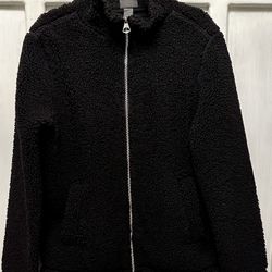 H&M Men’s Black Sherpa Jacket