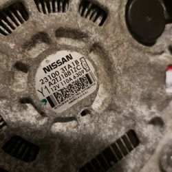 2016 Altima   Alternator 2.5l  4cyl