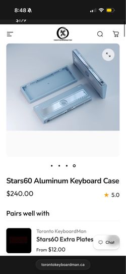 Stars60 Aluminum Keyboard Case
