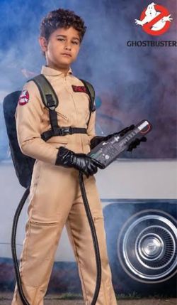 Kid's Ghostbusters Costume with Proton Pack Accessory Sz small