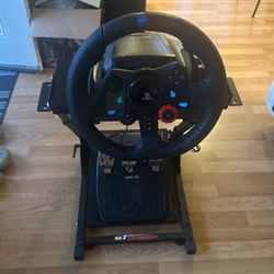 Logitech G29 Racing Wheel With GT Omega Stand