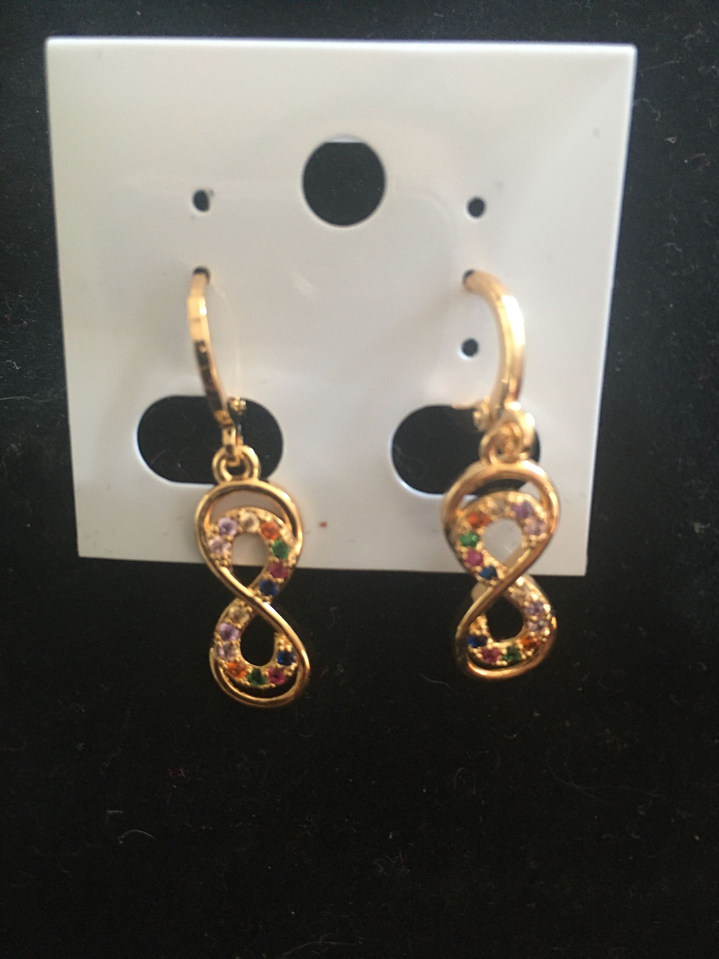 Gold plated earrings