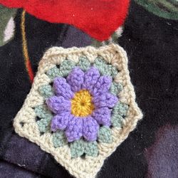 Crochet Flower Piece, Handmade 