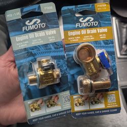 Fumoto engine oil drain valve
