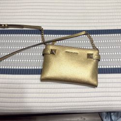 Gold Michael kors Crossbody