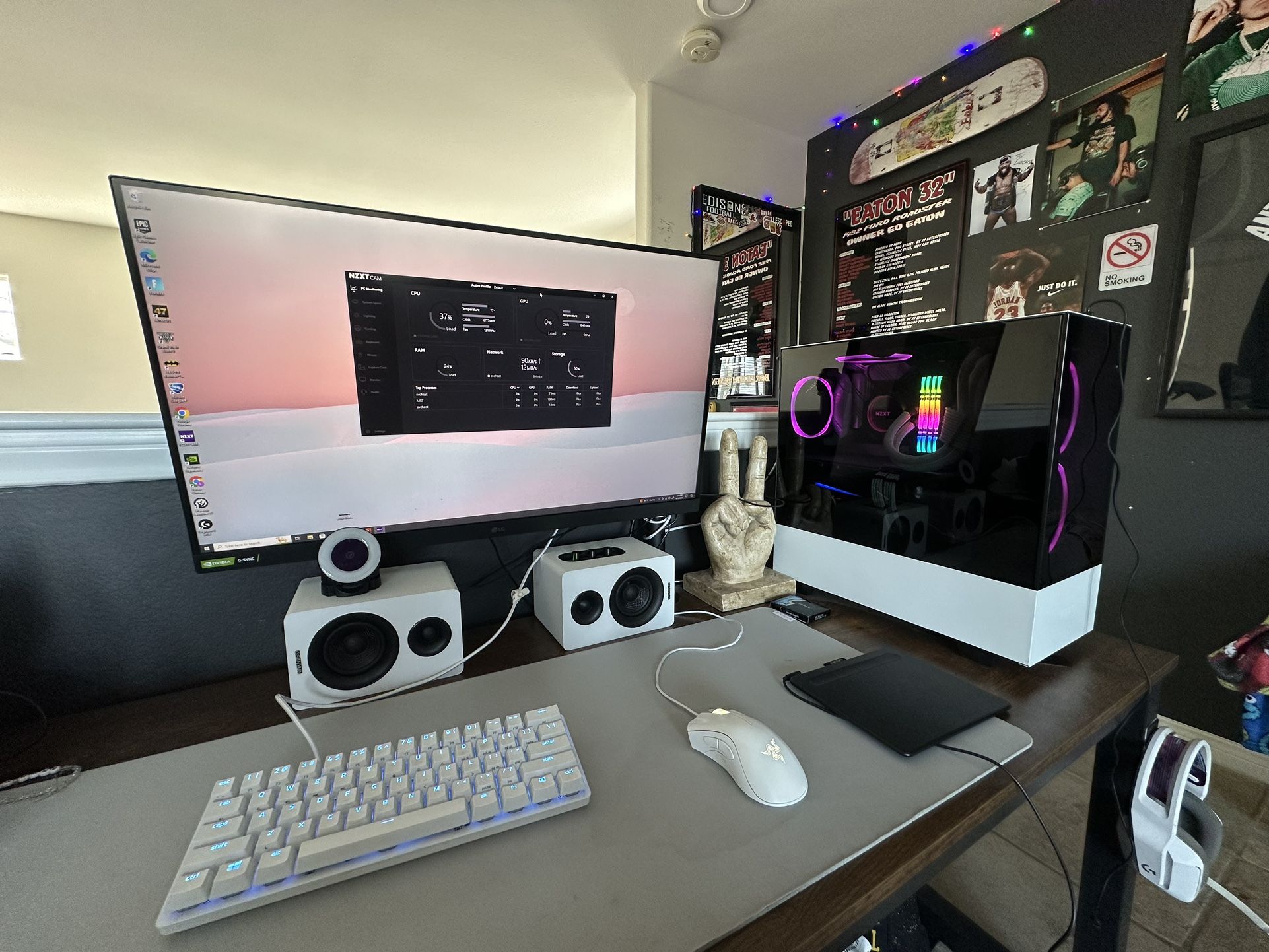 FULL CUSTOM GAMING PC SETUP