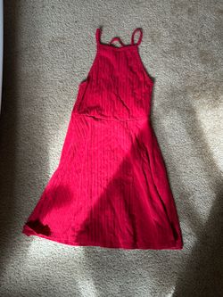 red sundress