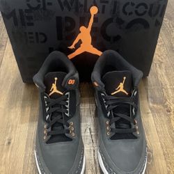 Air Jordan 3 Retro Fear Pack (2023) Size 9 DS