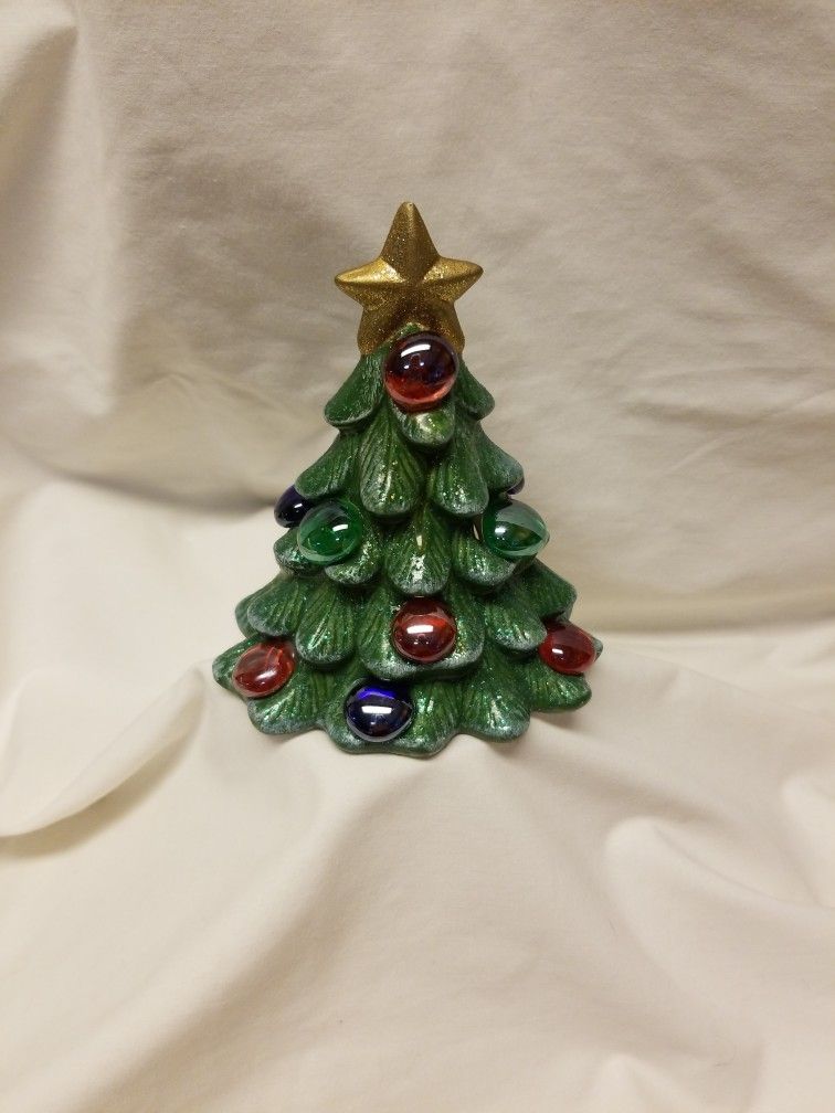 Ceramic Christmas tree Candle holder