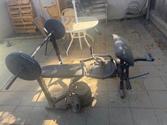 Weights and bench