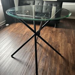 Breakfast Glass Top Table
