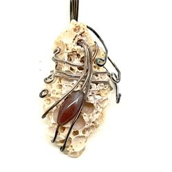 Earthy Handmade Coral Necklace 